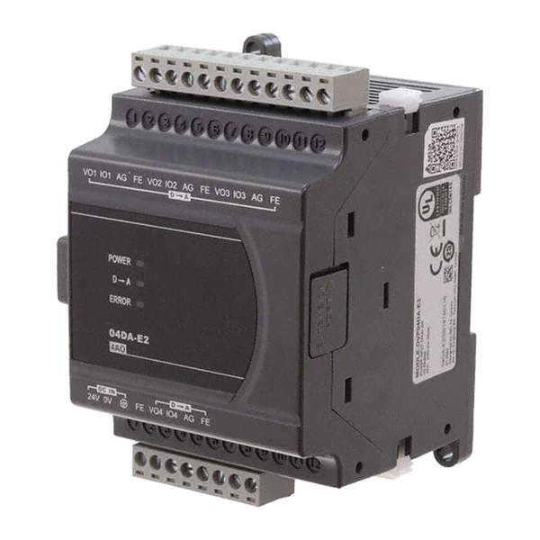 DVP04DA-E2 — DVP-EX/ES (Module) – analog output module, 4 channels, 14 bits