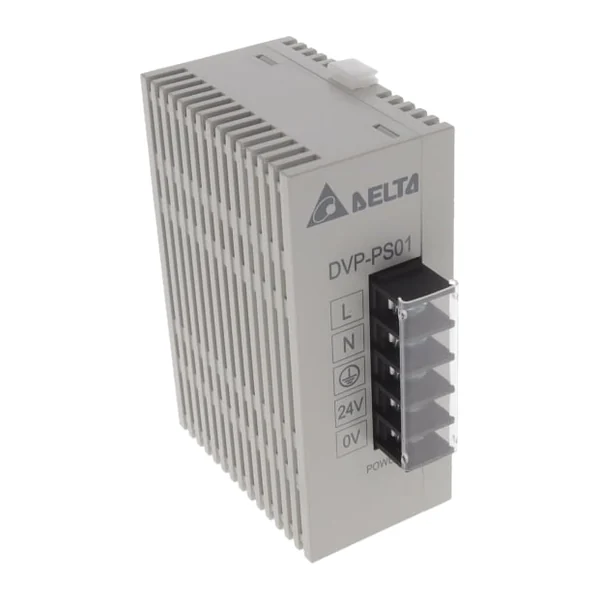 DVPPS01 — DVPPS01 – power supply for DVP PLC, input 85–264 V AC, output 24 V DC / 1 A (24 W)