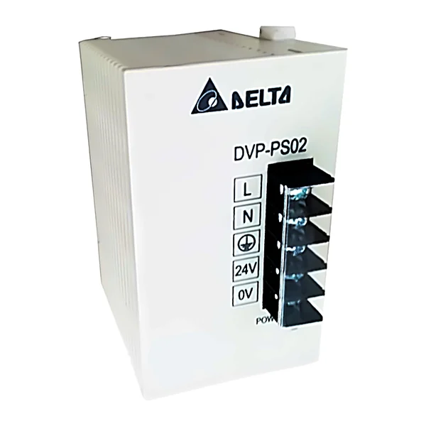 DVPPS02 — DVPPS02 – power supply for DVP PLC, input 85–264 V AC, output 24 V DC / 2 A (48 W)