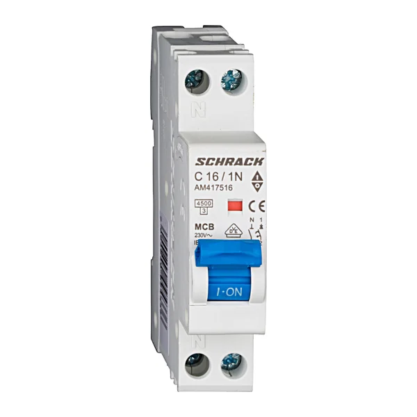 AM417516 — Миниатюрен прекъсвач AMPARO 4,5kA, C 16A, L+N, 1M