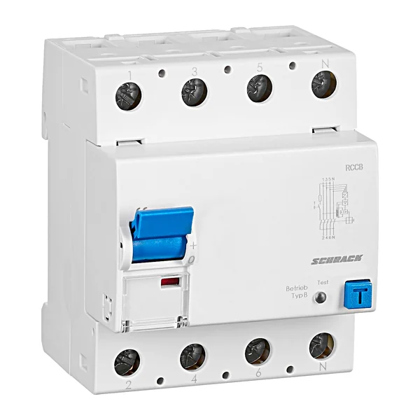 BD876110-A — Residual current circuit breaker 63A, 4-pole, 100mA, type B