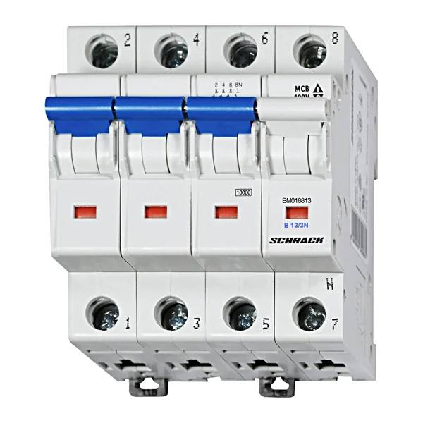 BM018813 — Миниатюрен автоматичен прекъсвач B 13/3+N 10kA