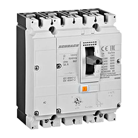 MX116241 — Moulded case circuit breaker MX1, type A, 4P, 50kA, 16A