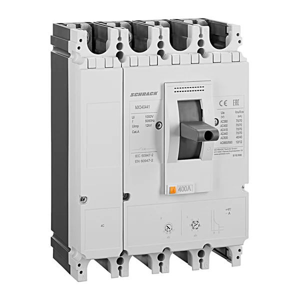 MX340441 — Moulded case circuit breaker MX3, type A, 4P, 36kA, 400A