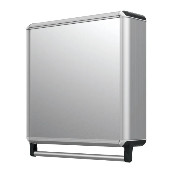 ECO.1200.0112 — Console enclosure ECO 120, 500 × 500 × 120 mm, hinged cover, with one handle — Teknokol