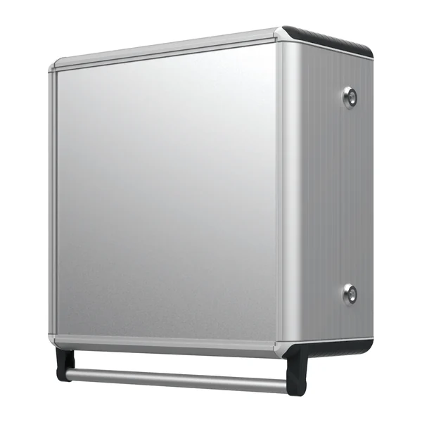 ECO.1290.0115 — Console enclosure ECO 120 +90, 500 × 600 × 210 mm, screw-on cover, with one handle — Teknokol