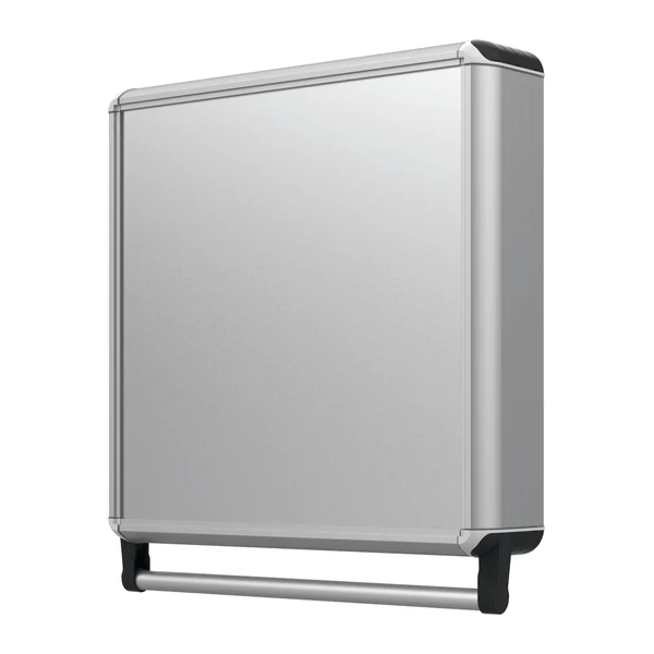 ECO.9000.0117 — Console enclosure ECO 090, 600 × 600 × 90 mm, screw-on cover, with one handle — Teknokol