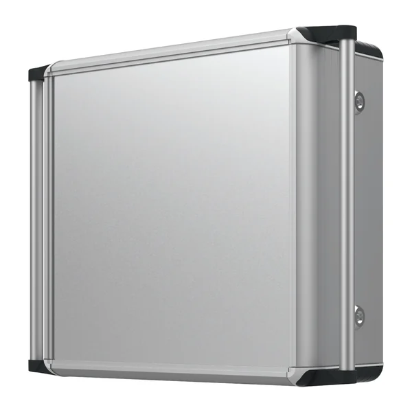 ECO.9090.0208 — Console enclosure ECO 090 +90, 400 × 400 × 180 mm, hinged cover, with two handles — Teknokol