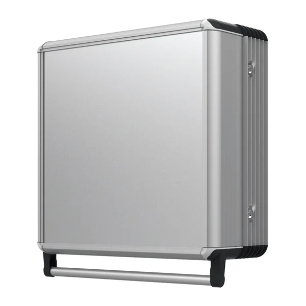 ECO.9091.0117 — Console enclosure ECO 090 +91, 600 × 600 × 180 mm, screw-on cover, with one handle — Teknokol