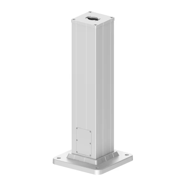 KS.200.120 — Kiosk column 200 × 200 mm for TK120, floor-mounted — Teknokol