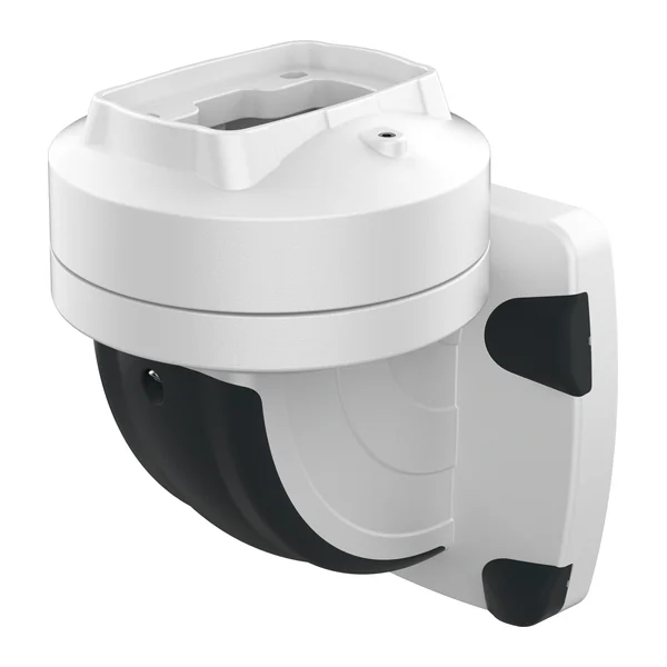 TK060.710 — Support arm system module TK060: rotating base S-shaped, wall mounting, vertical outlet, rotation angle 315° (± 150°) — Teknokol