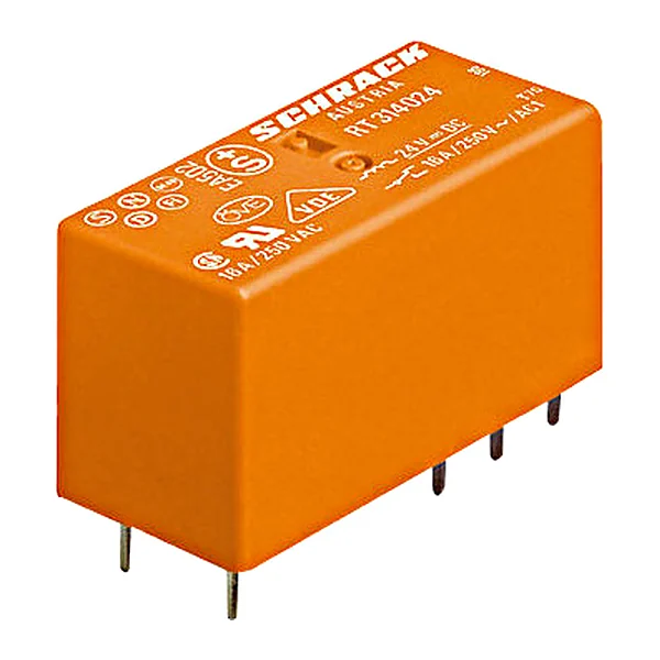 RT314012 — PCB relay RT 1CO 12VDC 16A pin pitch 5.0