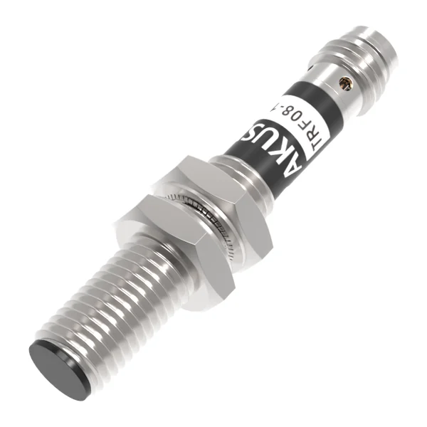 TLF08-02PO-E1 — Inductive sensor M8, flush, 2 mm, PNP NO, connector M8, 3 pins