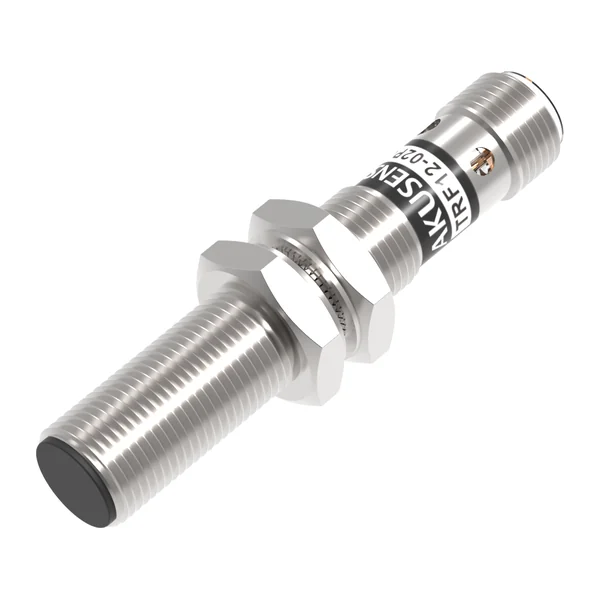 TYF12-06NO-E2 — Senzor inductiv M12, încorporat, 6 mm, NPN, normal deschis (NO), conector M12, 4 pini.