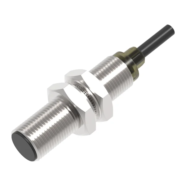 TRF12-02PO — Inductive sensor M12, flush, 2 mm, PNP NO, cable 2 m, 3 cores